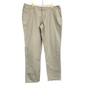 Coldwater Creek River Fit Chinos Pants Size 16 Classic Straight Leg Cotton Women